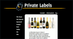 Desktop Screenshot of privatelabels.bernabei.it